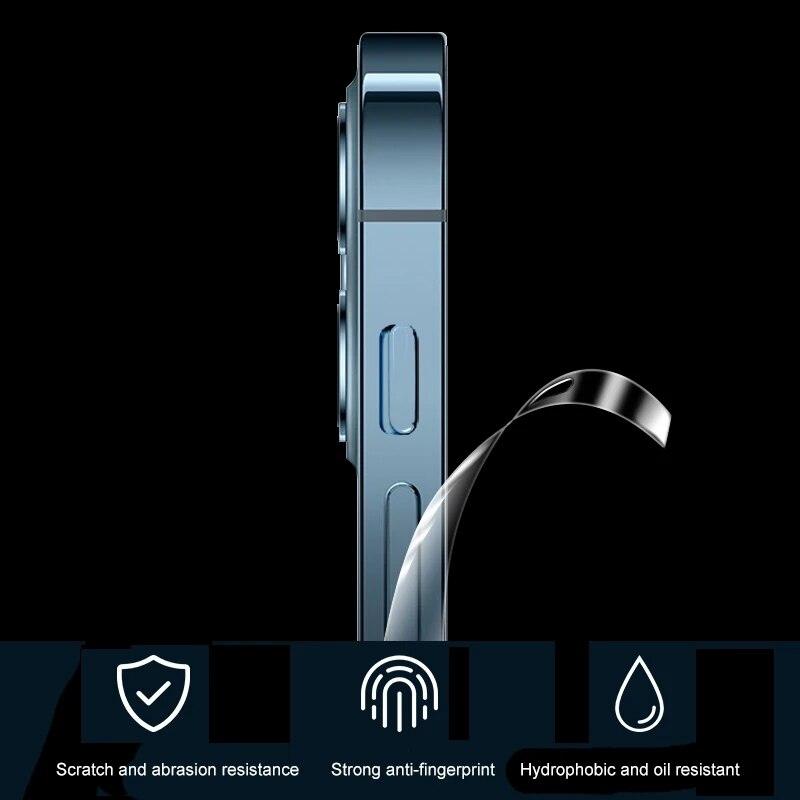 3Sets Clear Sticker Phone Side Film for iPhone 14 13 12 11 Pro Max X XR XS Frame Protective Ultra-Thin Border Film 3D Carbon Fiber Ultra Thin Protective Film Stevvex