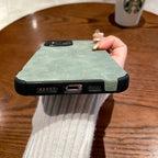 Vintage Green PU Leather Case For iPhone 13 12 11 Pro Max Mini XR XS X 7 8 Plus  Luxury Silicon Bumper Shockproof Soft Cover  Ultra Thin Slim Leather Case Anti-Scratch Hard Back Cover for iPhone Stevvex