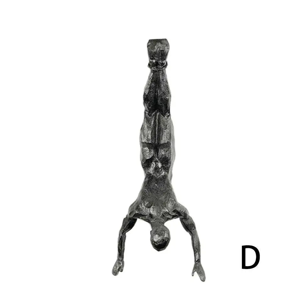 2024 Christmas Modern Simplicity Athlete Resin Sculpture Creative Climbing Man Wall Sculptures Hand-Finished For Wall Art Statue Lootquake LLC