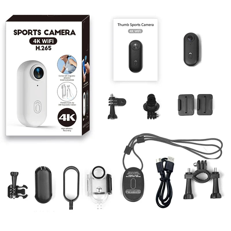 Outdoor Sports Camera In Helmet Motorcycle Bike Sport Mini Filming Bicycle Action 4K Professional Body Cam And Video Cameras Mtb Lootquake LLC