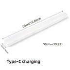 Motion Sensor Lamp Night Light Wireless LED USB Type C Rechargeable Lamp for Kitchen Cabinet Bedroom Wardrobe Staircase Lighting