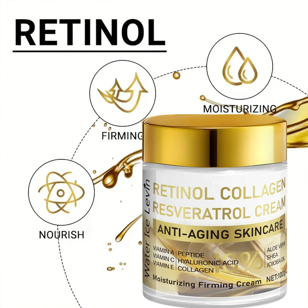 Vitamin a Collagen Cream, Facial Collagen Cream, Firming, Day and Night Moisturizing, Suitable for Both Men and Women Lootquake LLC