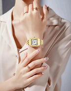 UTHAI Women Watch Light Luxury Brand Stainless Steel Strap Ladies Business Quartz Watches Female Fashion Clock Watch