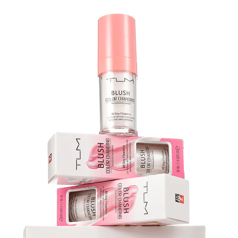 TLM Foundation Color Changing Mike Makeup For Full Coverage Blush Cream Brightening Moisturizing Longlasting Non-flading Makeup Lootquake LLC