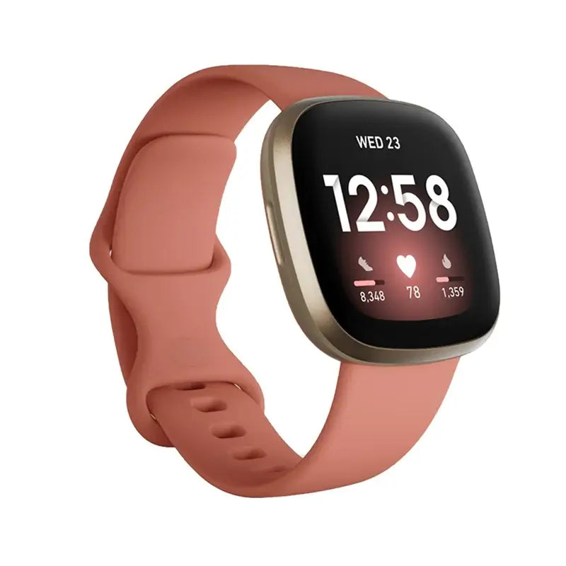 Fitbit Versa & Sense Silicone Band - Durable Stylish Straps - SJB-DIAMOND ELITES