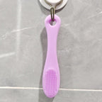 Soft Pet Finger Brush Cats Brush Toothbrush Tear Stains Brush Eye Care Pets Cleaning Grooming Tools Dog Cat Cleaning Supplies Soft Silicone Toothbrush with Long Handle for Dog Cat Pet Dental Care Stevvex