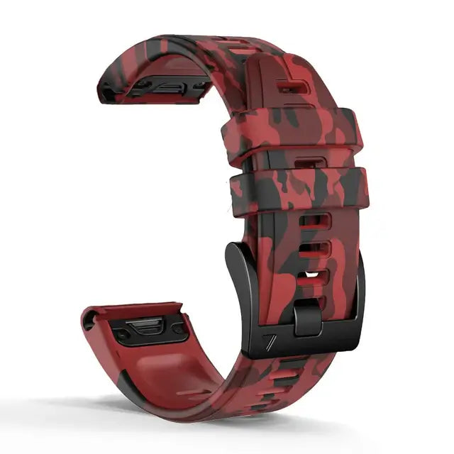 Garmin Silicone Camo Strap - Durable Stylish Design - SJB-DIAMOND ELITES