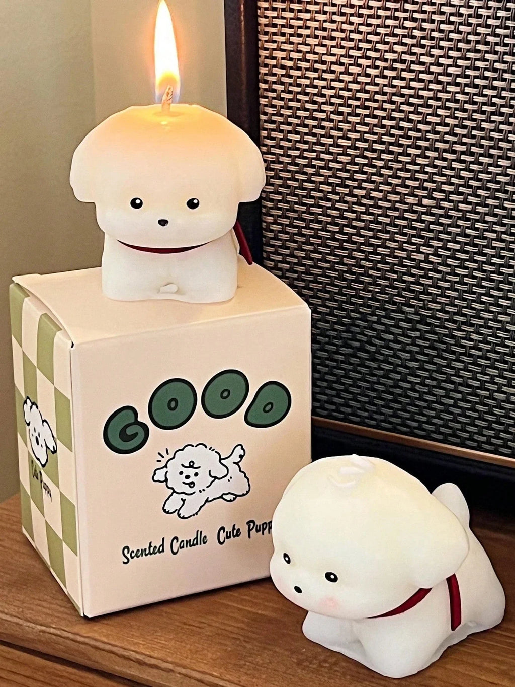 Burning 6h Cartoon 3D Cute White Puppy Candle Home Decor Candle Scented Candle Home Use Girl Aromatherapy Home Aromatic Candle Lootquake LLC