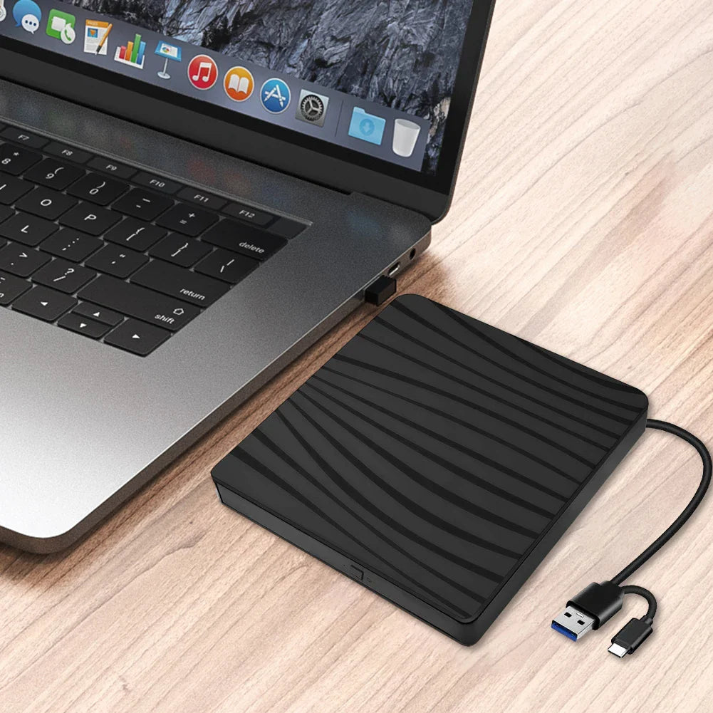 USB External CD DVD Reader CD/DVD Drive Burner Reader External DVD CD Writer Drive Portable Burner Reader for Laptop Desktop PC Lootquake LLC