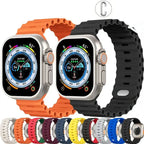 Apple Watch Silicone Strap - Soft Flexible Comfortable Fit - SJB-DIAMOND ELITES