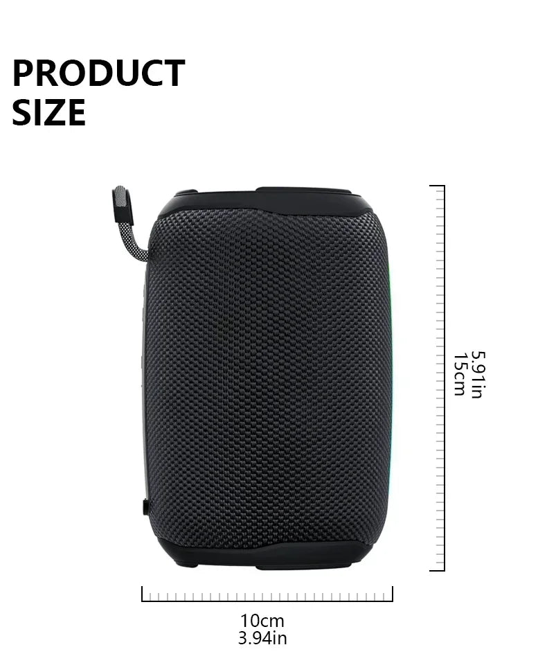 Super Powerful Wireless 5.3 Bluetooth Speaker RGB Light Caixa De Som Enhanced Bass IPX6 Waterproof Subwoofer 3D Stereo Sound Box Lootquake LLC