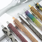 Press Metal Ballpoint Pens Diamond Multi-color Gift Pen Creative Office Supplies Lootquake LLC