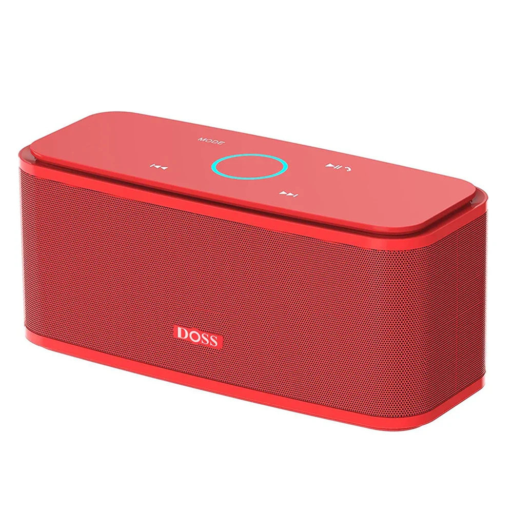 DOSS Wireless Bluetooth Speaker SoundBox BT 5.0 Touch Control Portable Music Sound Box 12W Stereo Sound IPX5 Waterproof Speakers Lootquake LLC