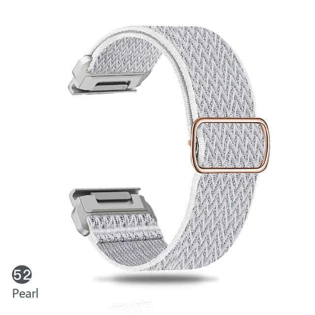 Garmin Elastic Nylon Band - Stylish, Comfortable - QuickFit BandsCo Straps