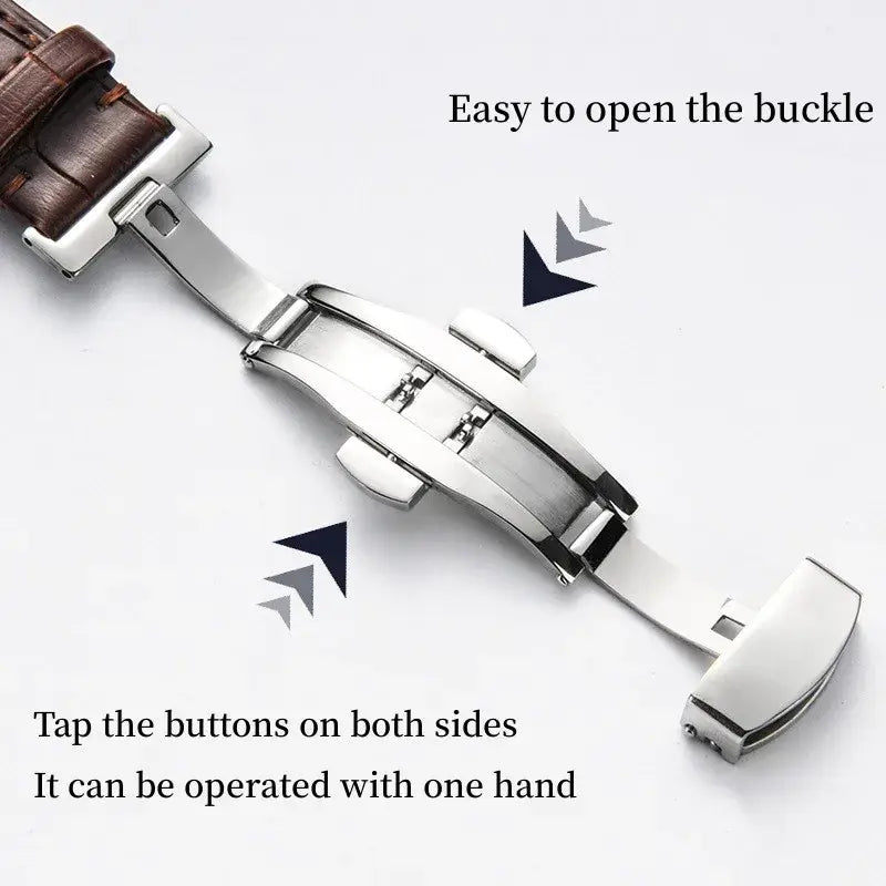 Samsung Galaxy Watch Leather Strap - Premium Classic Design - SJB-DIAMOND ELITES