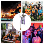Flying Witch Halloween Decor Flying Hover Witch Realistic Halloween Witch Decor On Broom Halloween Decorations For home garden Lootquake LLC