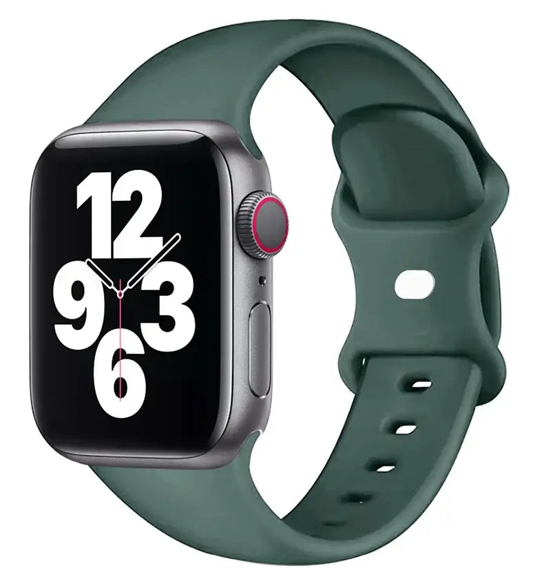Apple Watch Silicone Band - Soft Waterproof Flexible Strap - SJB-DIAMOND ELITES