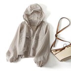 SunGuard Breeze: Women's UV-Protective Quick-Dry Jacket THRIXINE