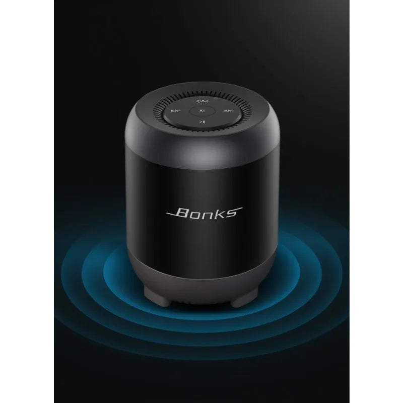 Wireless Bluetooth Speaker AI Intelligent Artificial Voice Control Insert Card Small Audio Mobile Phone Computer Desktop Lootquake LLC