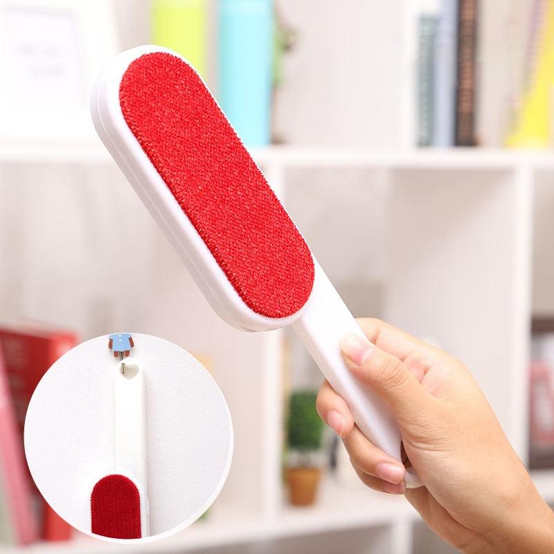 Pet Hair Remover Lint Rollers Brushes Clothes Hairball Remover Brush Dust Sticky Cleaner Fur Clean Pet Hair Tools  Reusable Pet Hair Remover with Self-Cleaning Base Pet Hair Double Sided Brush Stevvex