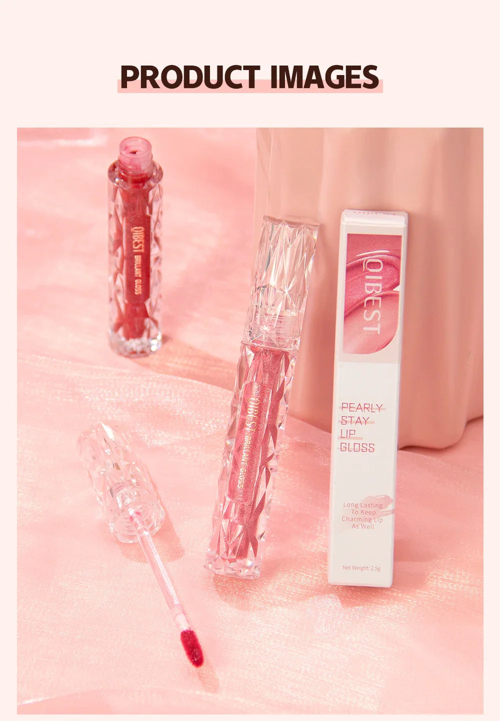 QIBEST Waterproof Diamond Shimmer Glitter Lipgloss Matte Liquid Lipstick Shiny Pearl Lip Glaze Long Lasting LipTint Women Makeup Lootquake LLC
