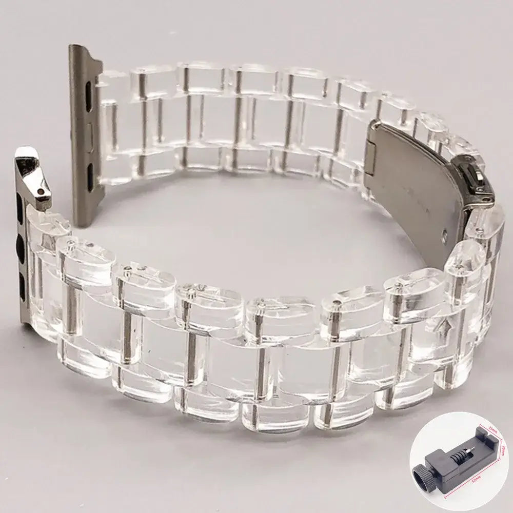 Apple Watch Resin Strap - Stylish, Durable Design - SJB-DIAMOND ELITES