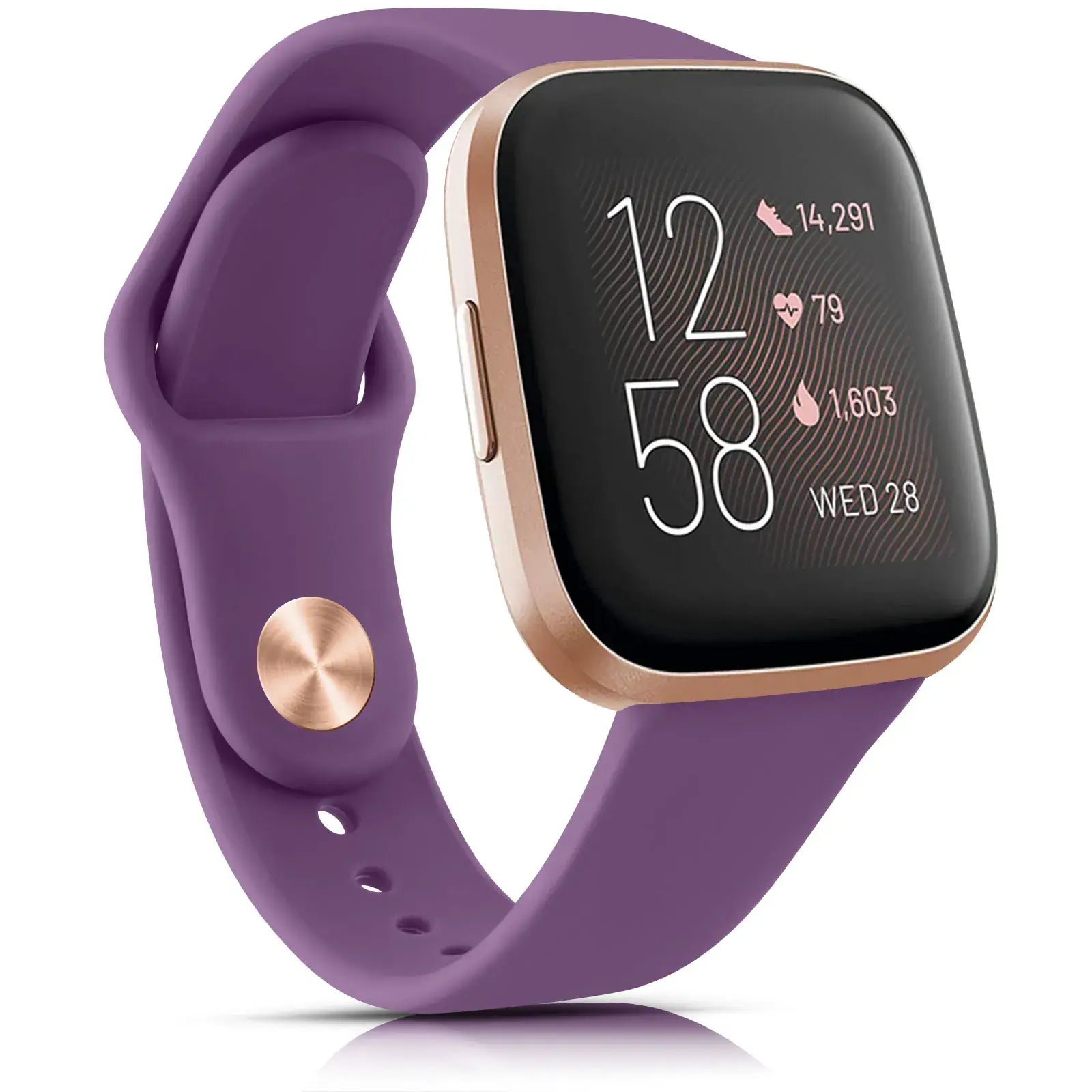 Fitbit Versa & Sense Silicone Band - Soft Colorful Straps - SJB-DIAMOND ELITES