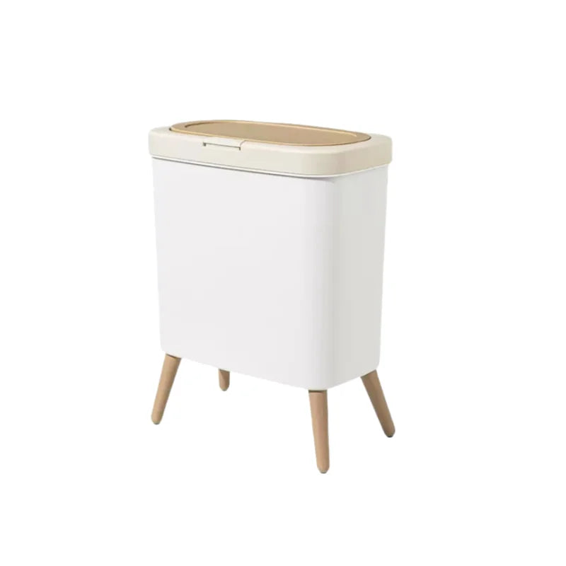 Kitchen Bathroom Living Room Office Bedroom Household Trash Can Small Medium Large Size Waste Bin with Lid Lootquake LLC