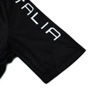 Mens Cycling Jersey Classic Black Cycling Racing Tops Short Sleeve THRIXINE