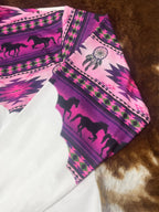 Women's Ethnic Style Retro Print Hoodie THRIXINE