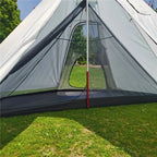 Ultralight Pyramid Tent‘s Inner Tent Outdoor Rodless Summer Mesh Tent Portable Backpacking Hiking Camping Teepee Inside Tent