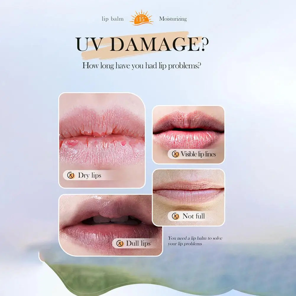 Hyaluronic Acid Lipstick Lips long-lasting Moisturizing Nourishing Soothing Dryness Brightening Lip Balm Beauty Skin Care Lootquake LLC