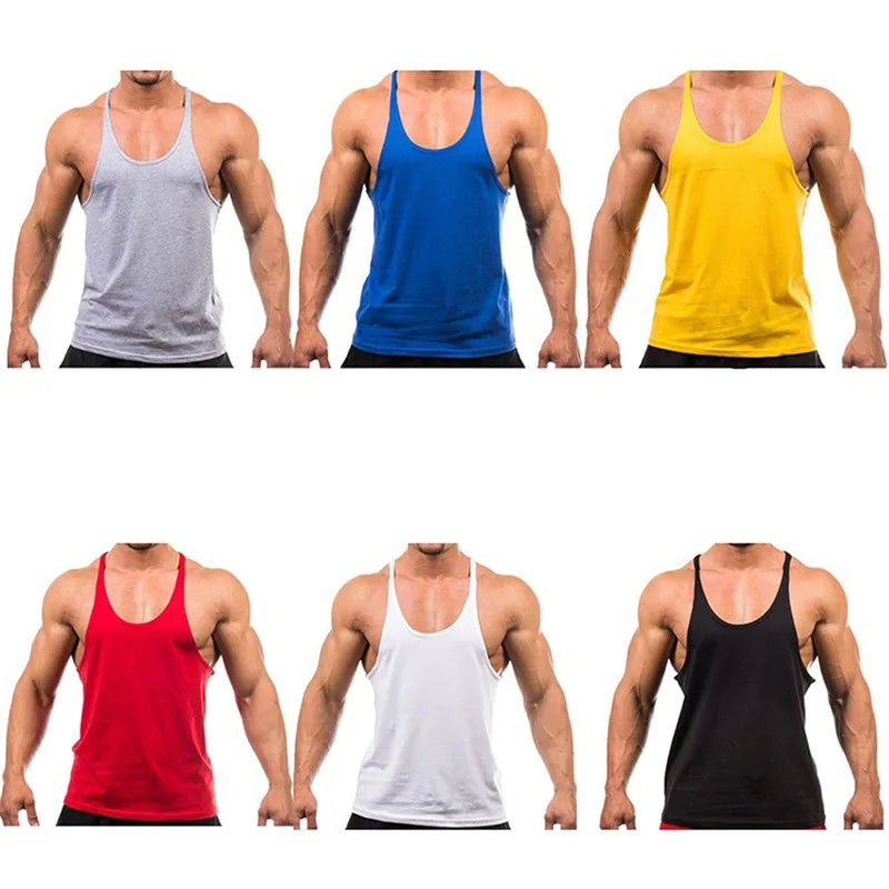 New Style Jogger Gym Singlet Training Bodybuilding Tank Top Sleeveless Cotton - SJB-DIAMOND ELITES