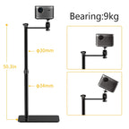 Ceiling/Floor Projector Support Stand Metal Holder Multi-angle Adjustable 360 ° Rotating Projector Bracket Film Video Projector