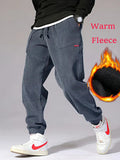 CozyRide Thermal Corduroy Joggers - Men's Sport Fit THRIXINE