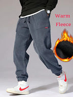 CozyRide Thermal Corduroy Joggers - Men's Sport Fit THRIXINE