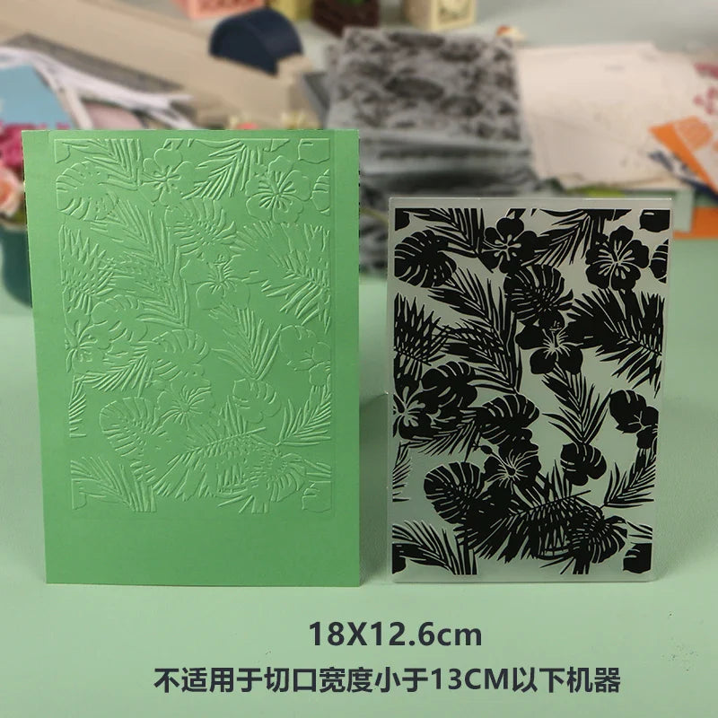 DUOFEN Crafts plastic embossing folder collection 2 paper embossing flower mold Christmas Birthday Easter day wedding Lootquake LLC