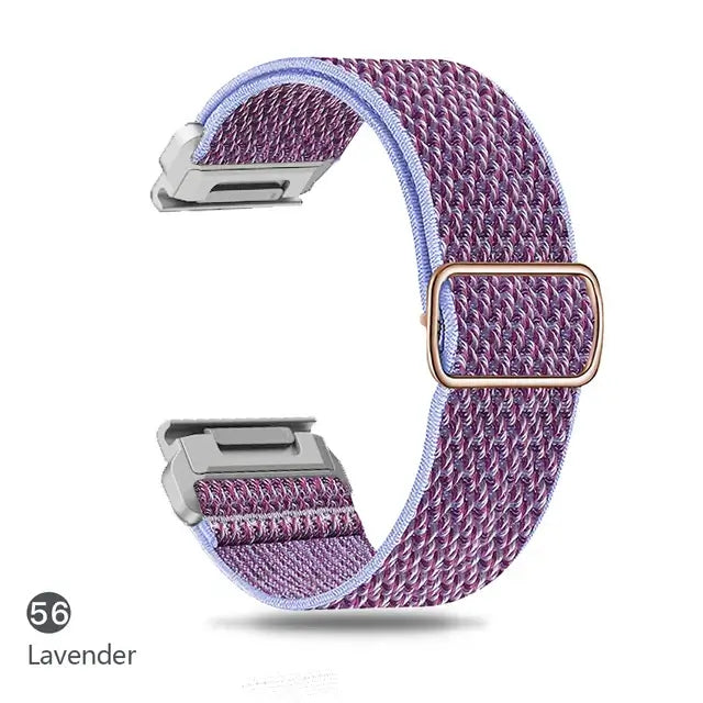 Garmin Elastic Nylon Band - Stylish, Comfortable - QuickFit BandsCo Straps