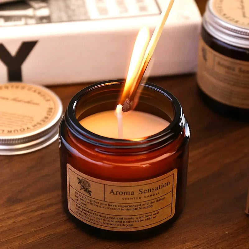 Scented Candles Smokeless Soy Candle Essential Oil Aromatic Candle Luxury Decoration Candle Wedding Gifts Party Home Decoration Lootquake LLC