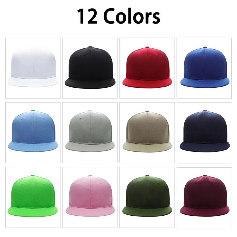 High-end Fashion Hip Hop Hat Custom Logo Men's and Women's Snapback Hat Team Activity Baseball Cap DIY Embroidery Custom Cap Lootquake LLC