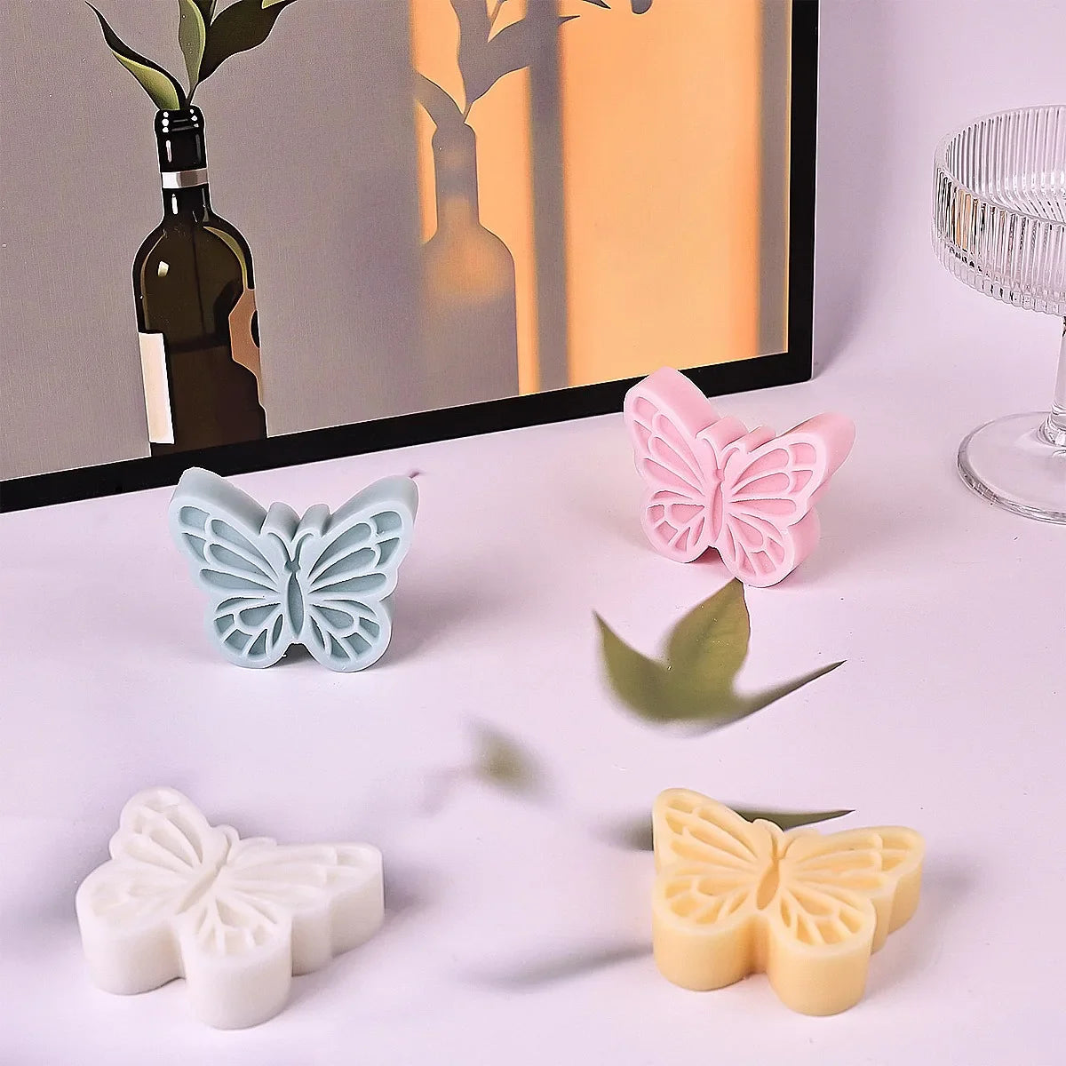 Sculpture Beautiful Butterfly Candle Silicone Mold DIY Insect Series Resin Mould Aromatherapy Soap Gypsum Handmade Home Decor Lootquake LLC