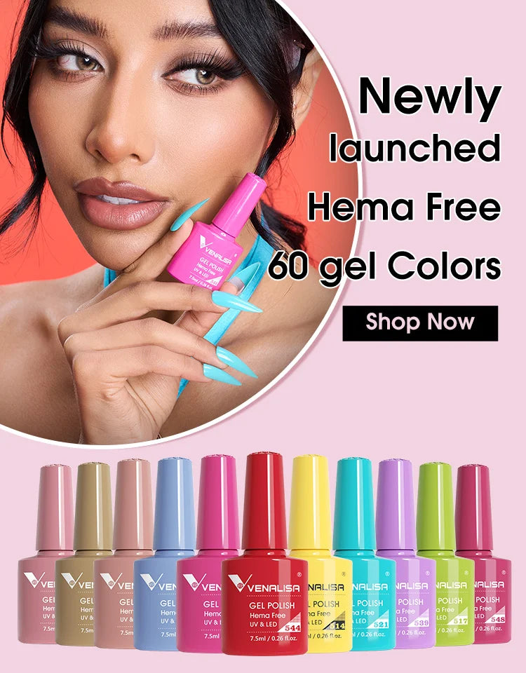 VENALISA 7.5ml Quick Construction Gel Semi Transparent Jelly Color Nail Gel Polish Strengthener Soak Off UV LED Nude Pink Gel Lootquake LLC