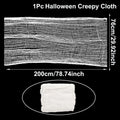 Horror Halloween Party Decoration Haunted Houses Doorway Outdoors Decorations White Creepy Cloth Scary Gauze Gothic Props Lootquake LLC