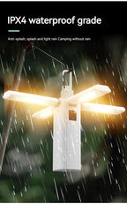 Protable Rechargeable Camping Light Tent Chandelier Ultra Long Life Multi-function Flashlight Folding Hand Lamp