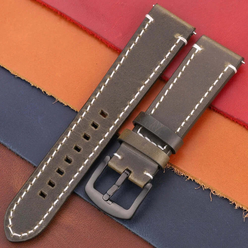 Samsung Galaxy Watch Leather Band - Classic Stylish Design - SJB-DIAMOND ELITES
