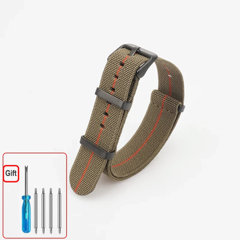 Amazfit Nylon Watch Band NATO Strap Waterproof Washable Elastic