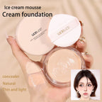 Mousse Foundation Cream Cushion Compact Moisturizing lasting Waterproofing Concealer High Coverage Foundation Korean Makeup Base Lootquake LLC
