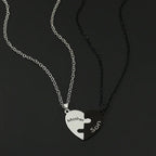 Father Mom Son Daughter Family Necklace Love Heart Puzzle Pendant Necklace Stainless Steel Jewelry for Women Mother's Day Gift