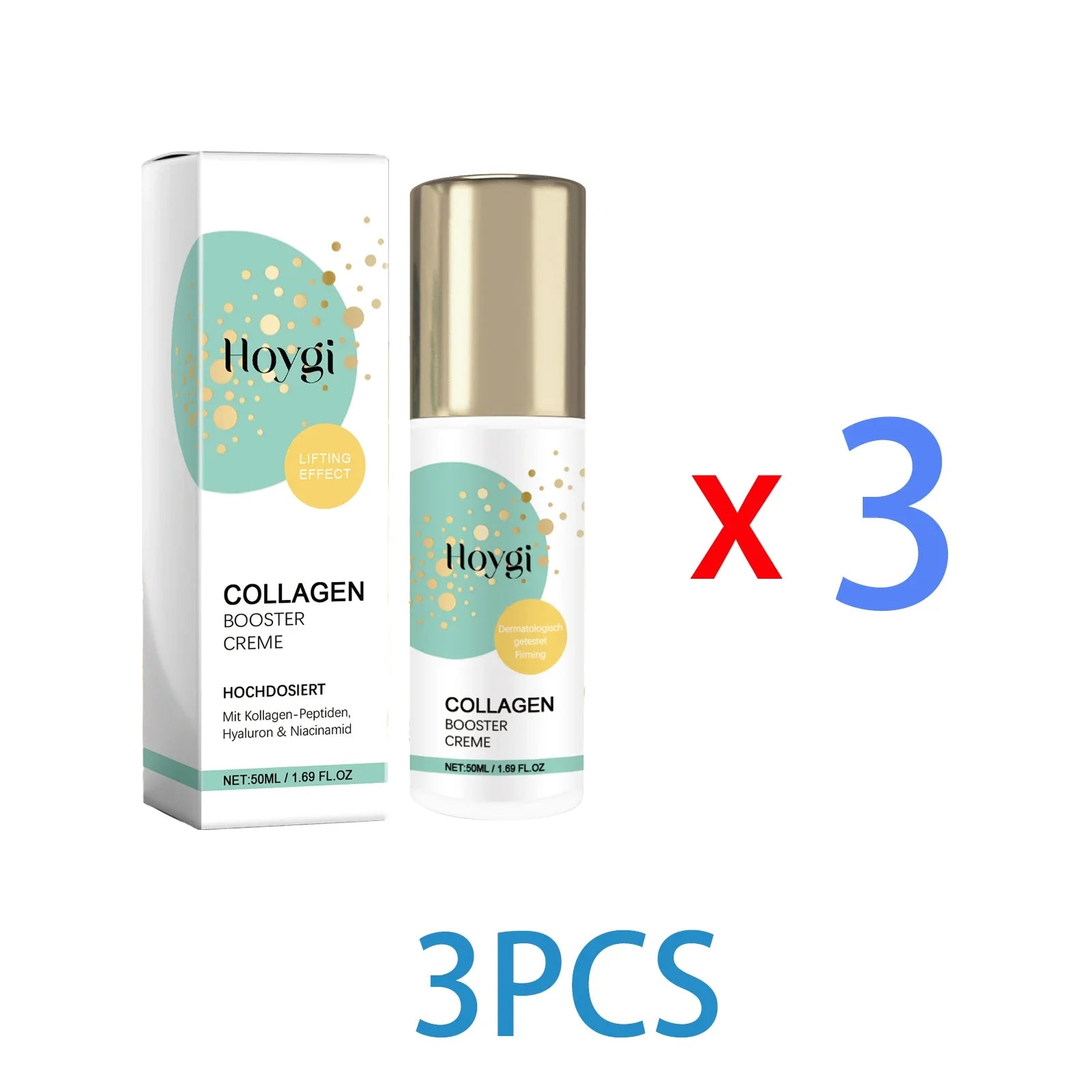 Collagen Peptide Face Lotion 50ml Anti Wrinkle Firms Hydrates Skin Boosts Barrier Niacinamide Moisturizer for Smooth Plump Skin Lootquake LLC