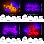 Halloween Neon Signs, Magic Hats And Weird Bat Icons Are Used For Decor In Rooms, Game Rooms, Scary Spaces, Clubs And Bars.